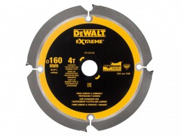 DEWALT Extreme PCD Fibre Cement Saw Blade 160 x 20mm x 4T £41.99